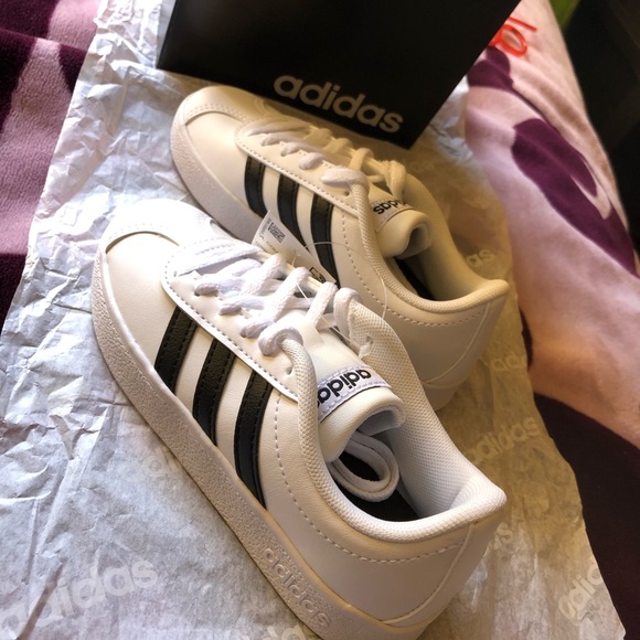 Adidas Toddlers Shoes VL Court 2.0 Size 11K & 12K - Picture 5 of 8